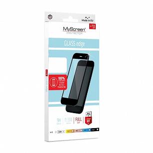 MS Lite Glass Edge FG iPhone 8/7 Plus czarny/black Full Glue MD2826TG LEFG WHITE
