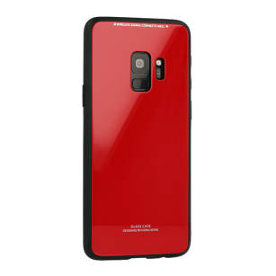 Futerał Glass iPhone 7/8/SE czerwony 