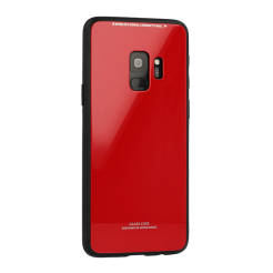 Futerał Glass iPhone 7/8/SE czerwony 