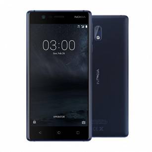 Nokia 3 Dual SIM Niebieska - Nowość 2017 roku - towar w magazynie, natychmiastowa Darmowa wysyłka FV 23%, odbiór osobisty 0 zł
