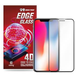 Crong Edge Glass - Szkło full glue na cały ekran iPhone 11 Pro Max / iPhone Xs Max CRG-GLEDGE-IPXSM