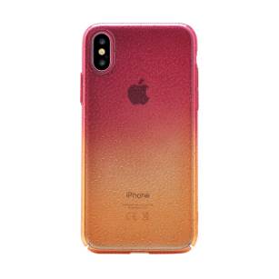 DEVIA Amber iPhone X/XS czerwono-pomarańczowa