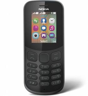 Nokia 130 (2017) Dual Sim Czarna  - towar w magazynie, natychmiastowa DARMOWA wysyłka FV 23%, odbiór osobisty Gdynia 0 zł
