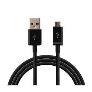 Oryginalny Kabel micro USB SAMSUNG ECB-DU4EBE 2A Black - towar w magazynie, natychmiastowa wysyłka FV 23%, odbiór osobisty 0 zł