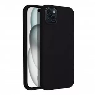 Etui silikonowe iPhone 15 czarne