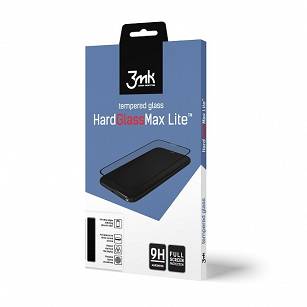 3MK HardGlass Max Lite iPhone XS czarny - towar w magazynie, natychmiastowa wysyłka FV 23%, odbiór osobisty 0 zł