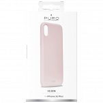 PURO ICON Cover Etui iPhone XS Max różowe - 4