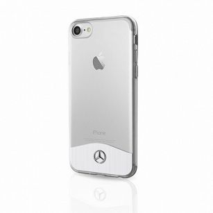 Mercedes Hard case iPhone 7/8/SE srebrny