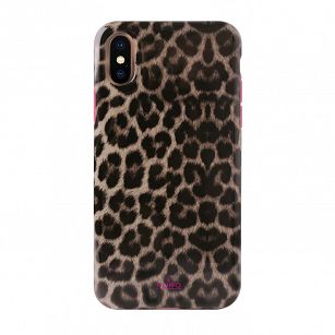 PURO Glam Leopard Cover - Etui iPhone XS Max pante