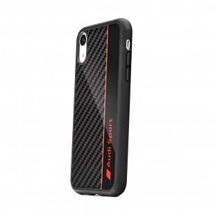 Oryginalne Etui AUDI Carbon Fibre Case iPhone Xr c