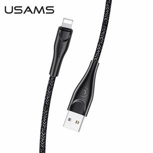 USAMS U41 kabel lightning 2m czarny