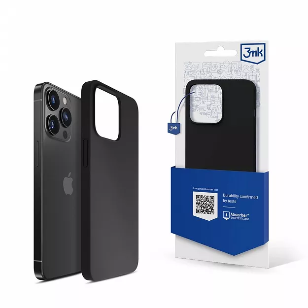 3mk Silicone Case iPhone 16 Pro Dark Navy