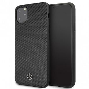 Mercedes etui iPhone 11 Pro Max czarny carbon