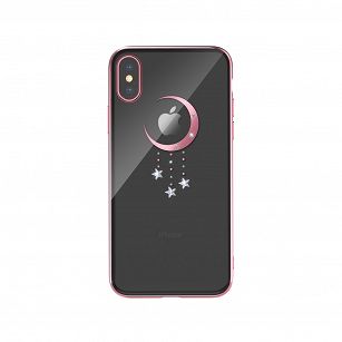 Etui DEVIA Meteor do iPhone XS MAX różowo złota