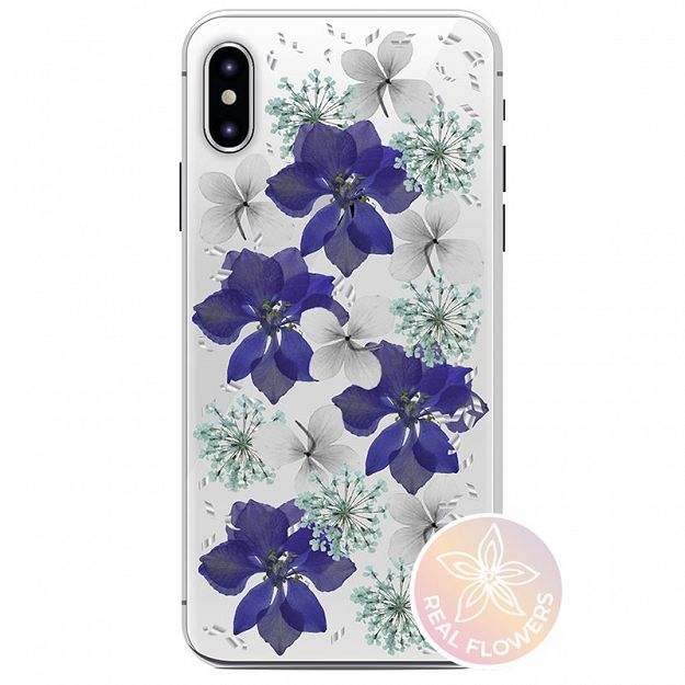 PURO Glam Hippie Chic Cover Case iPhone X/XS kwiaty