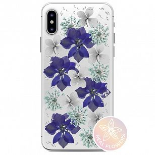 PURO Glam Hippie Chic Cover Case iPhone X/XS kwiaty