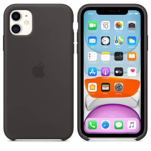 Apple iPhone 11 Silicone Case Czarny MWVU2ZM/A
