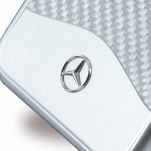 Etui MERCEDES hard do iPhone 7/8/SE srebrne - 2