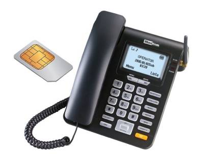 Telefon stacjonarny na kartę SIM Maxcom MM28D
