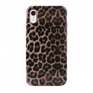 PURO Glam Leopard Cover - Etui iPhone XR panterka