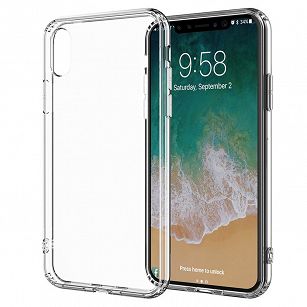 PURO Clear Cover Case iPhone X/ X przezroczysty