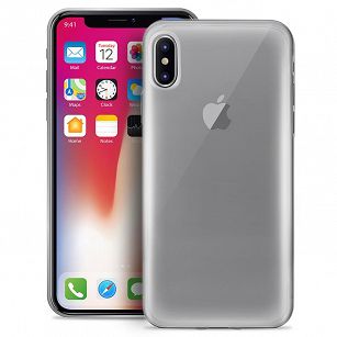 PURO Plasma Cover Case iPhone X/XS przezroczysty 