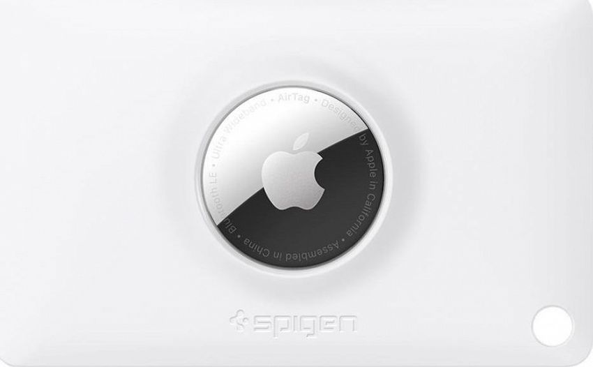 Spigen Air Fit uchwyt na Apple AirTag biały