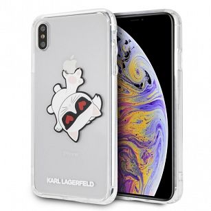 Karl Lagerfeld Hard Case iPhone XS Max przezroczyste