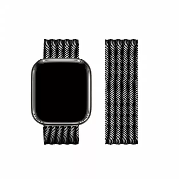 Bransoleta mediolańska Forcell F-Design FA03 Apple Watch 38/40/41mm czarna