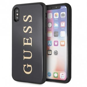Etui Guess GUHCPXTGGGBK iPhone X/Xs black hard case Classic Double Layer Glitter - towar w magazynie, natychmiastowa wysyłka FV 23%, odbiór osobisty 0 zł