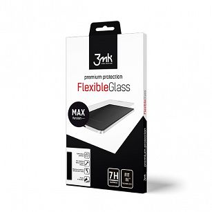 3MK FlexibleGlass Max iPhone 11 Pro Max/Xs Max czarny/black  - towar w magazynie, natychmiastowa wysyłka FV 23%, odbiór osobisty 0 zł