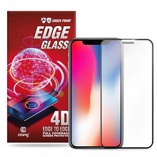 Crong Edge Glass Szkło full glue na cały ekran iPhone 11 Pro/XS/X  CRG-GLEDGE-IPXS