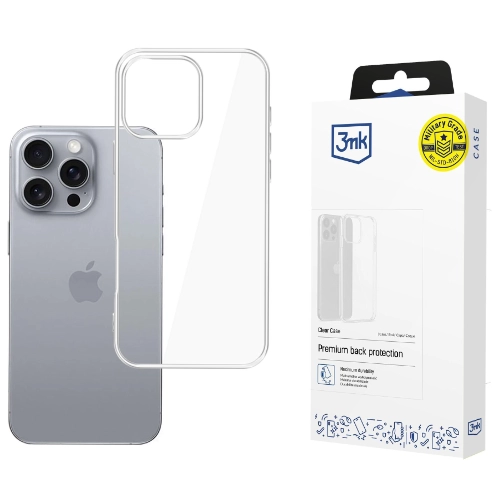 3mk Clear Case iPhone 16 Pro przezroczysty