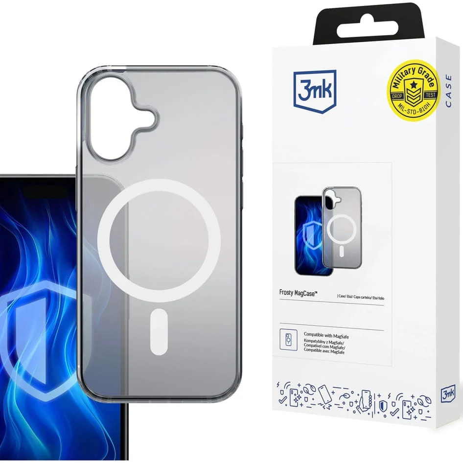 3mk Frosty MagCase iPhone 16 biały matowy - obrazek 11