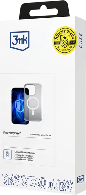 3mk Frosty MagCase iPhone 16 Pro Max biały matowy - obrazek 4