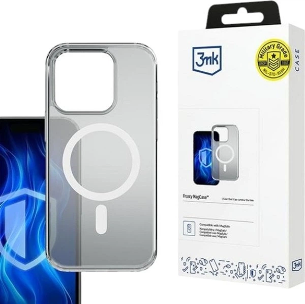 3mk Frosty MagCase iPhone 16 Pro Max biały matowy - obrazek 2