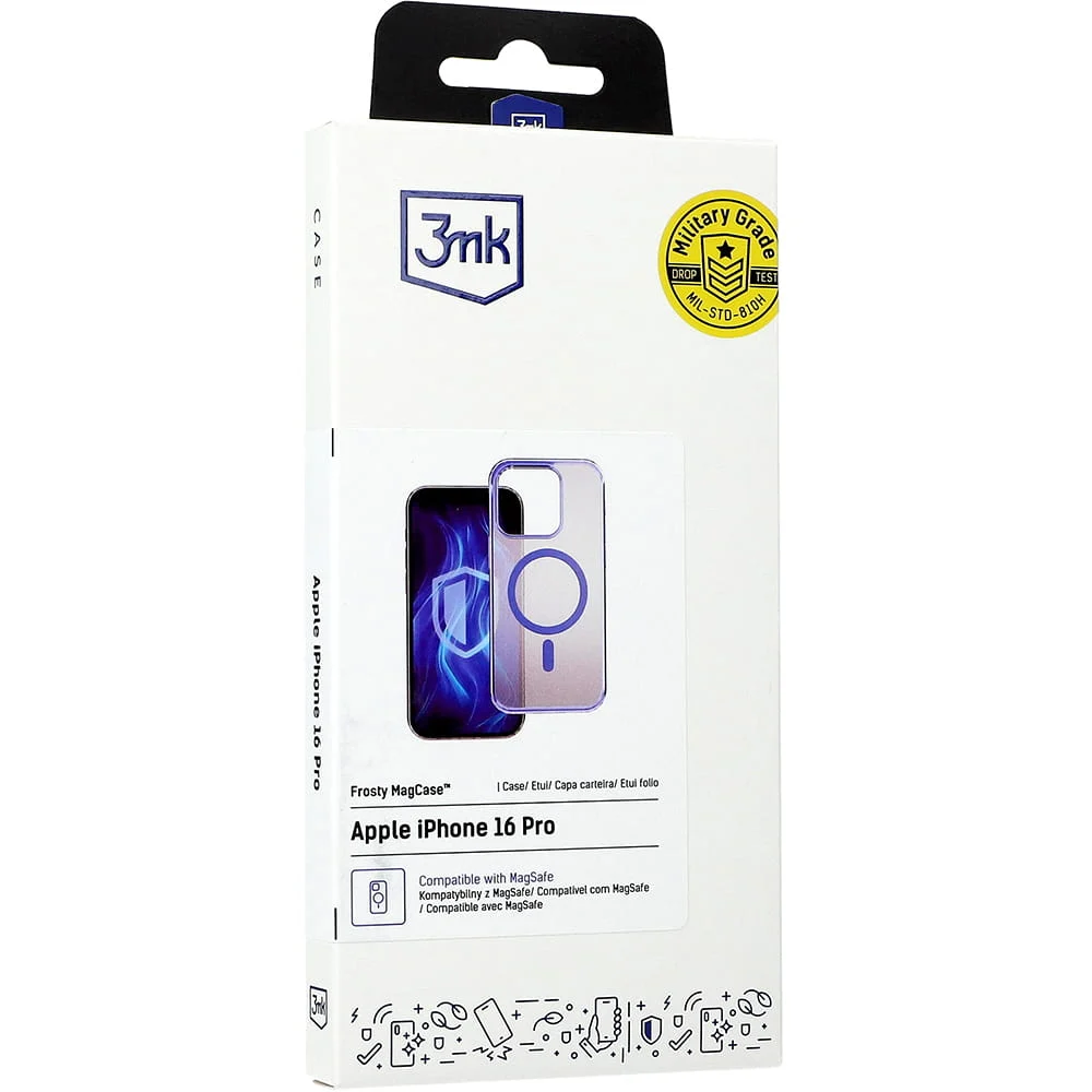 3mk Frosty MagCase iPhone 16 Pro niebieski matowy - obrazek 13