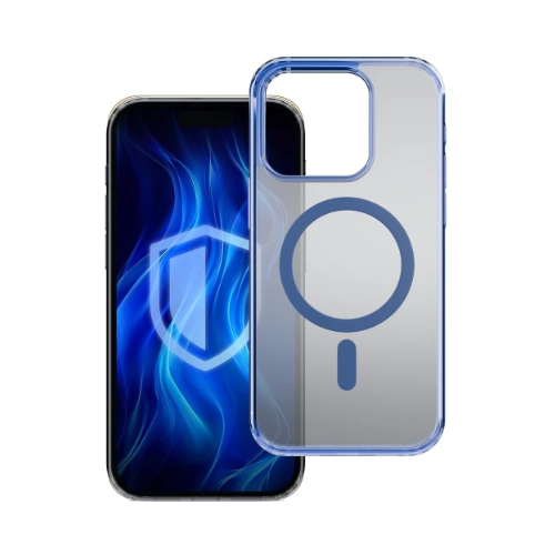 3mk Frosty MagCase iPhone 16 Pro niebieski matowy