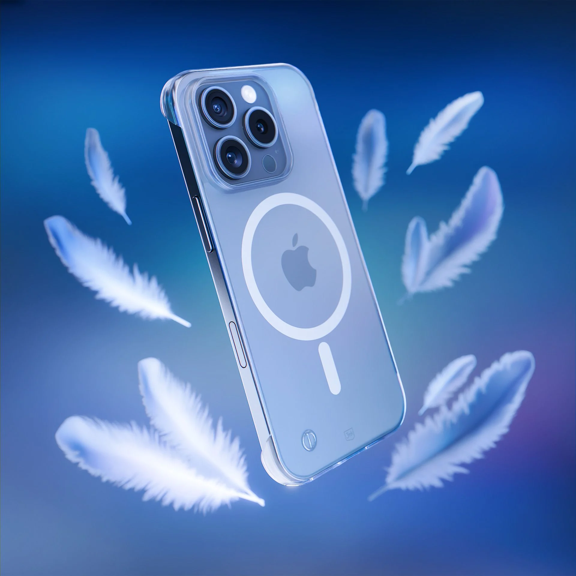 3mk Just20g MagCase iPhone 16 Pro przezroczyste - obrazek 3
