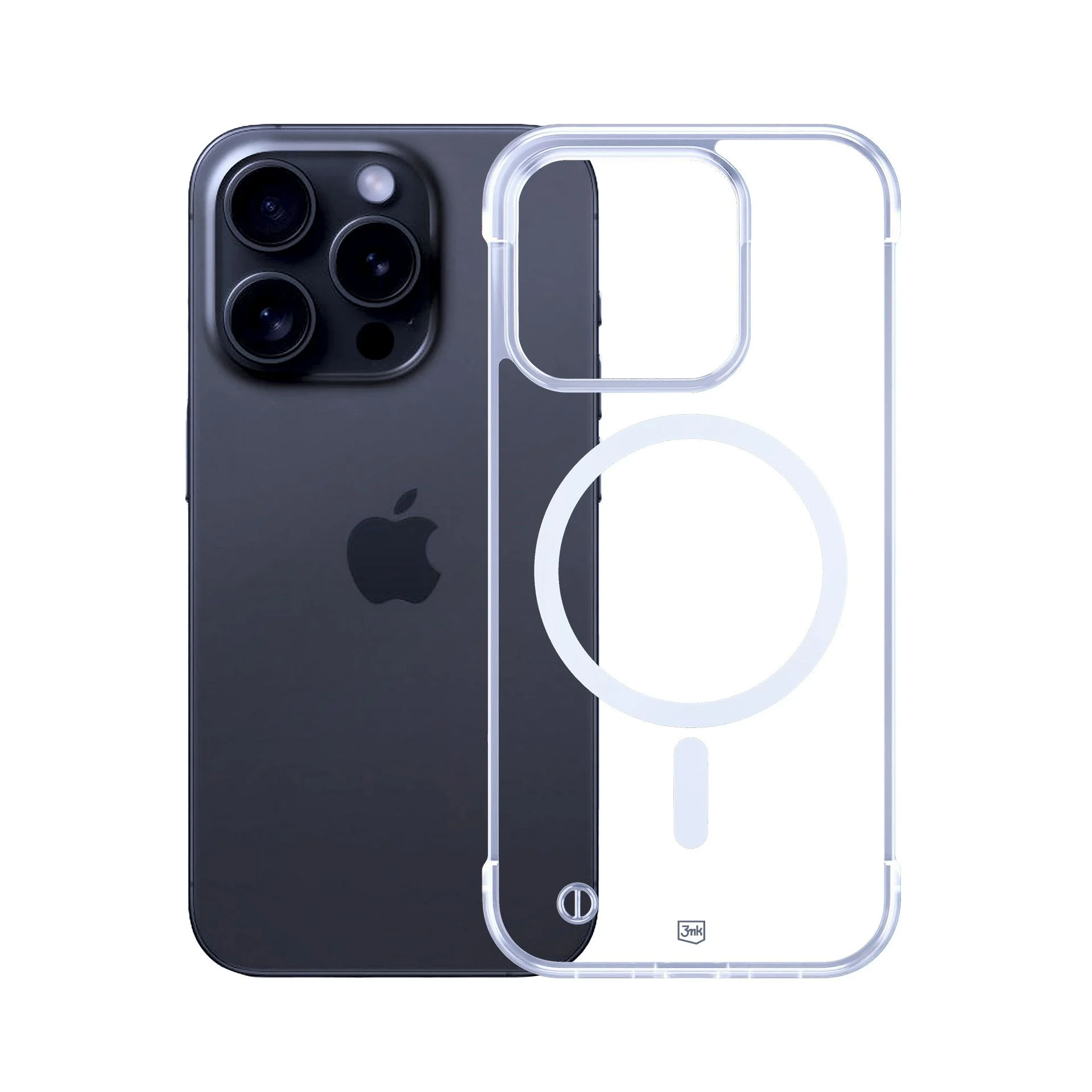 3mk Just20g MagCase iPhone 16 Pro przezroczyste - obrazek 2