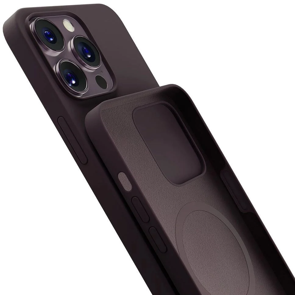 3mk Silicone Case iPhone 16 fioletowy - obrazek 3