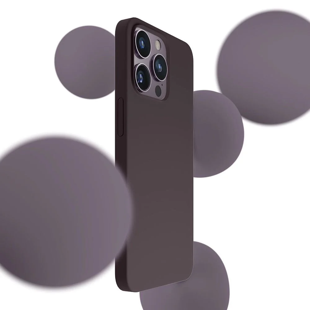 3mk Silicone Case iPhone 16 fioletowy - obrazek 6