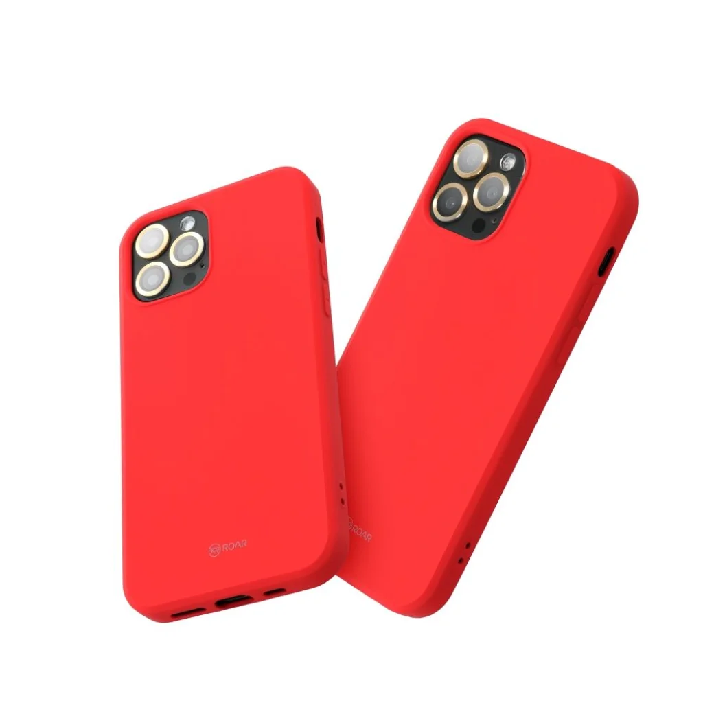 ROAR Colorful Jelly etui iPhone 15 czerwony - obrazek 2