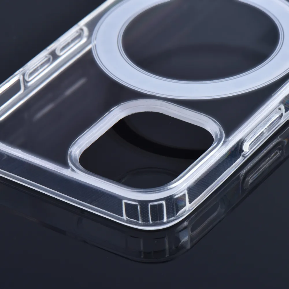 Clear Mag Cover etui iPhone 15 Pro przezroczyste - obrazek 3