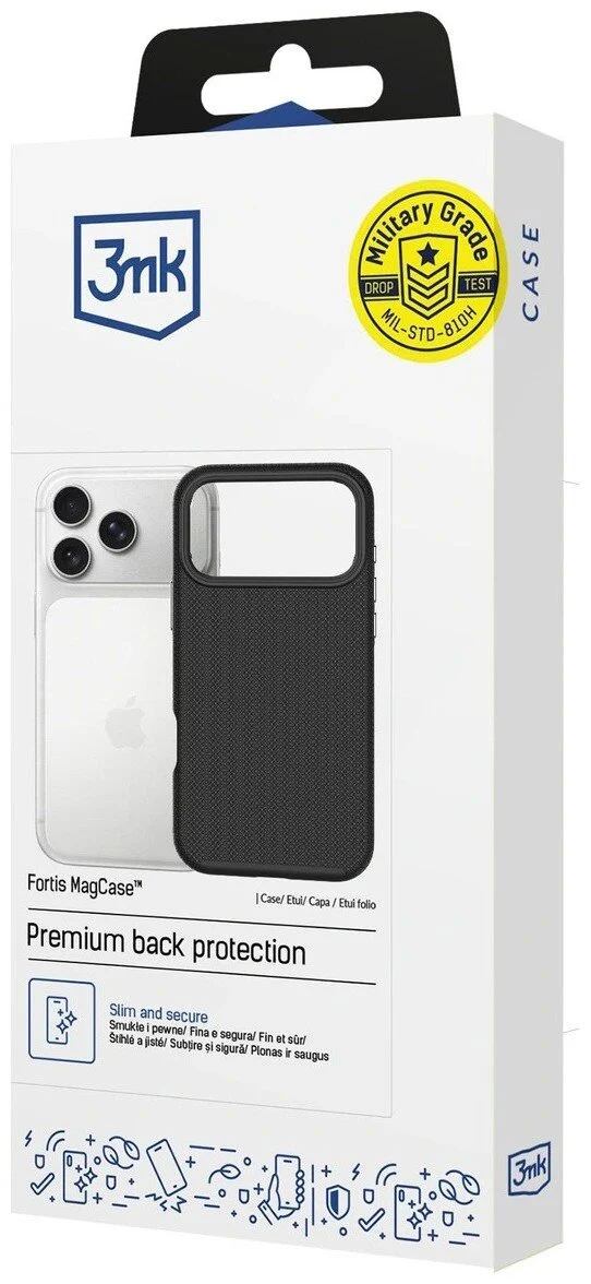 3mk Fortis MagCase iPhone 17 Pro Max czarny - obrazek 5