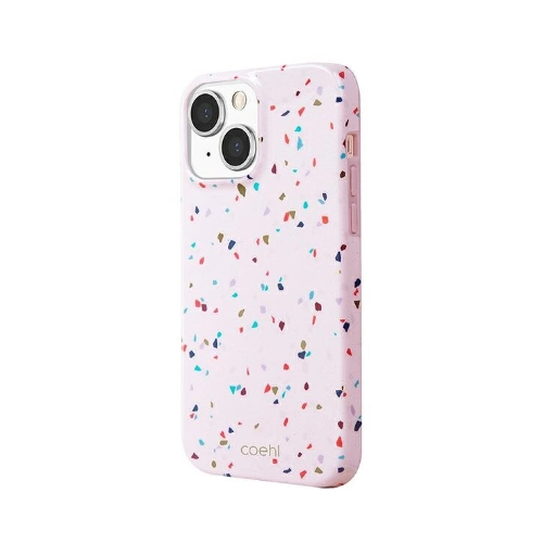 UNIQ Coehl Terrazzo iPhone 13 różowy