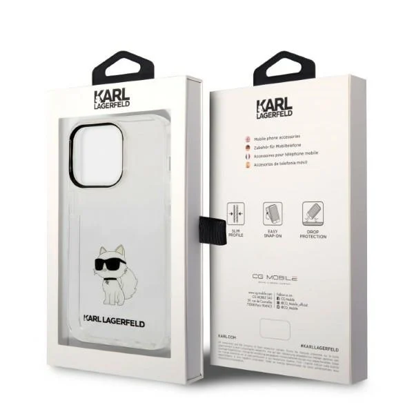 Karl Lagerfeld iPhone 14 Pro Ikonik Choupette - obrazek 8