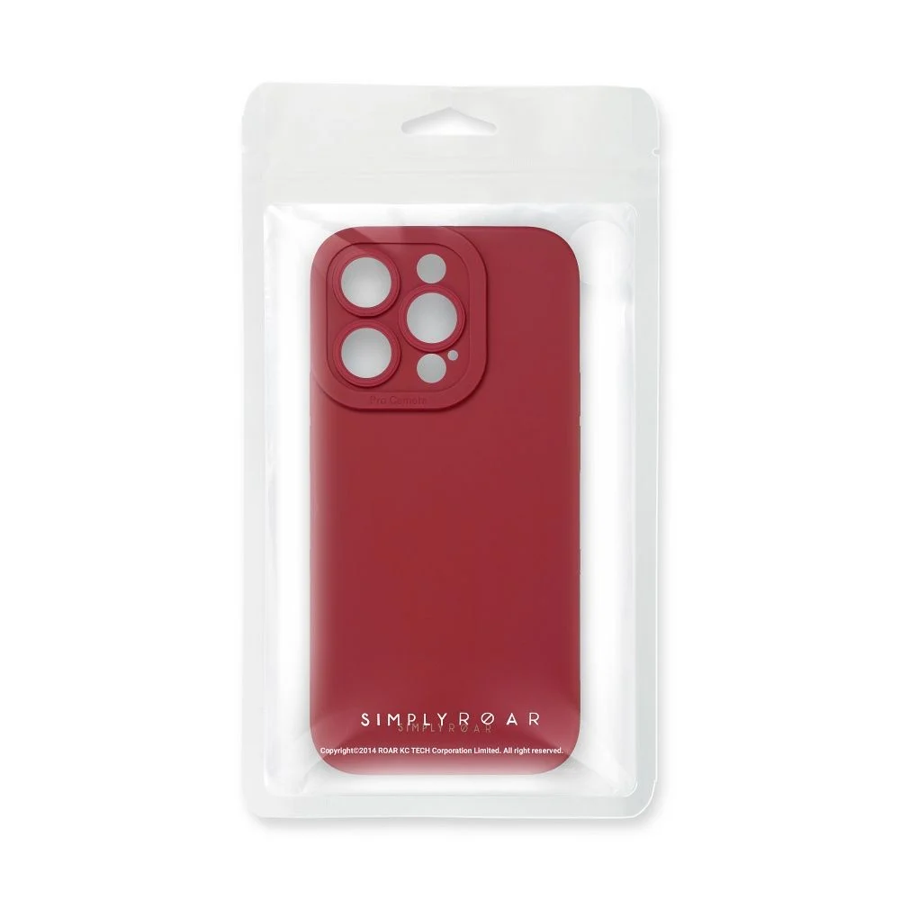 Etui Roar Luna iPhone 15 bordowy - obrazek 10
