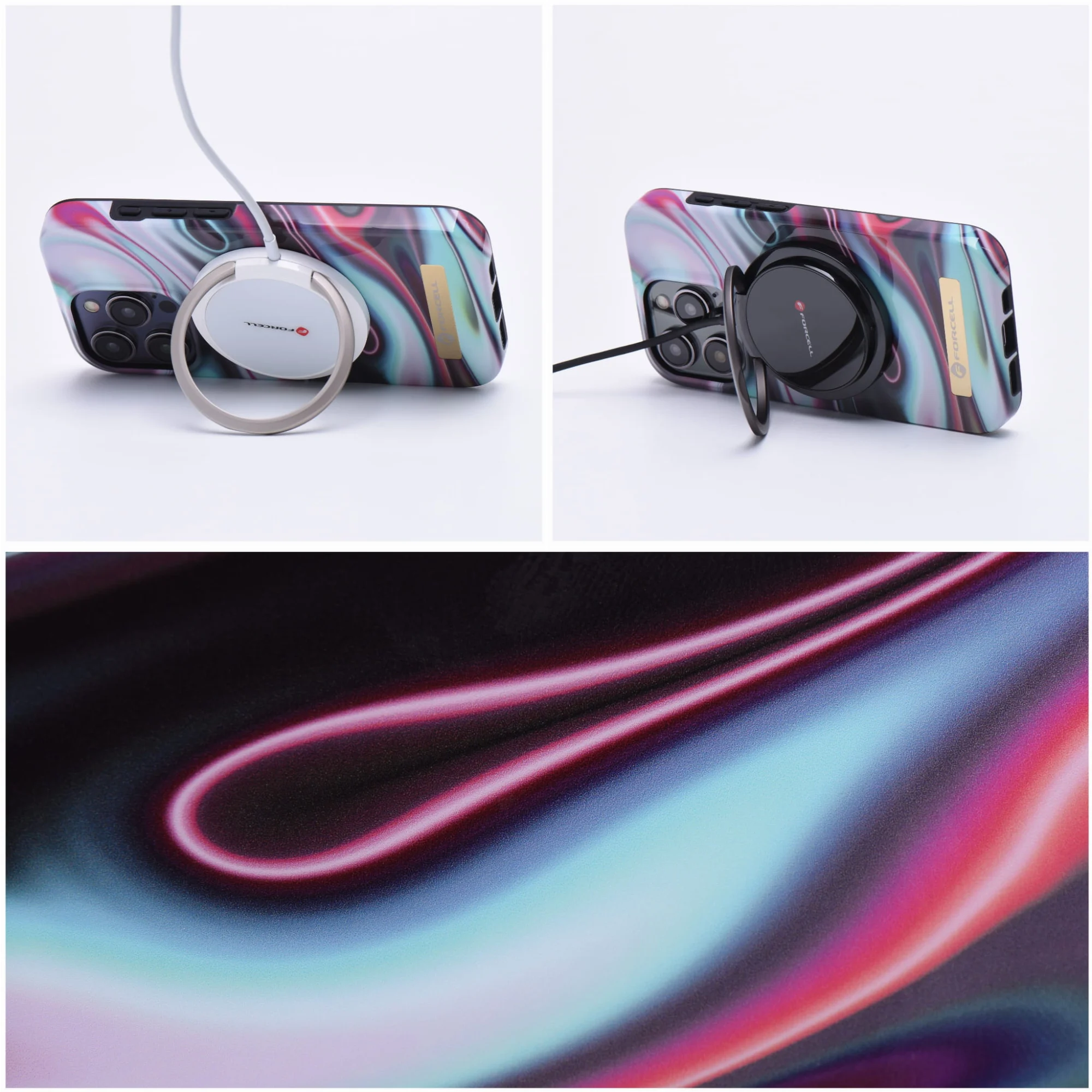 Forcell F-Protect Mirage MagSafe etui iPhone 15 glow - obrazek 6