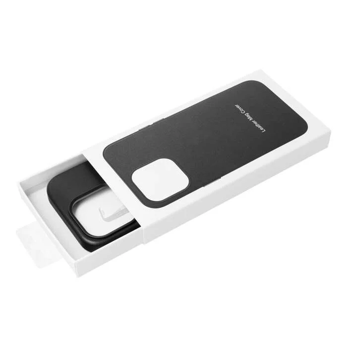 Leather Mag Cover iPhone 16 MagSafe czarny - obrazek 9